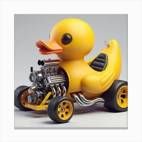 Rubber Duck Car 1 Canvas Print