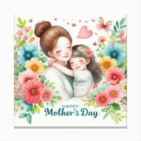 Mother's Day Gift Idea Motherhood Life Canvas Print