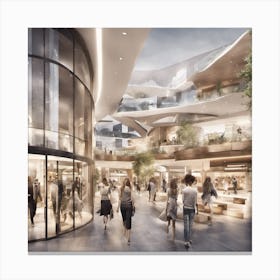 Sydney Mall Canvas Print