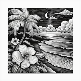 Hawaiian Beach Canvas Print