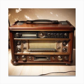 Old Radio Canvas Print