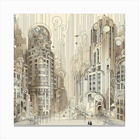 Cityscape 32 Canvas Print