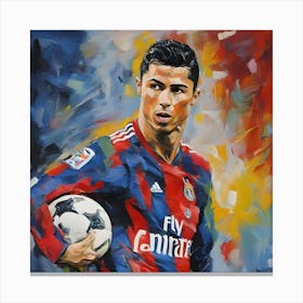 Cristiano Ronaldo artwork Canvas Print