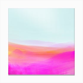 Pink landscape Canvas Print