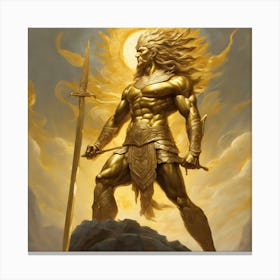 God Of The Sun 1 Canvas Print