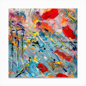 Abstract By Person Canvas Print