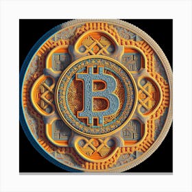 Bitcoin Canvas Print