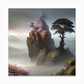 tree at the end of the world Canvas Print