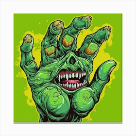 Zombie Hand Canvas Print