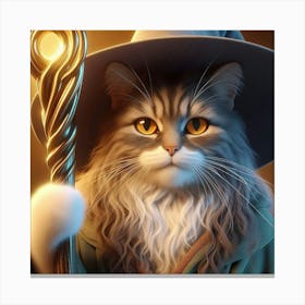 Wizard Cat 3 Canvas Print