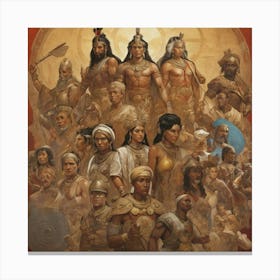 Egyptians Art print paintings Canvas Print