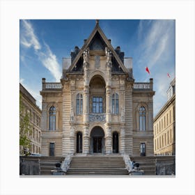 Budapest City Hall Toile