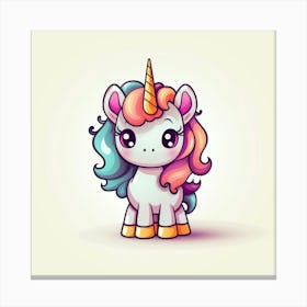 Cute Unicorn 760 Canvas Print