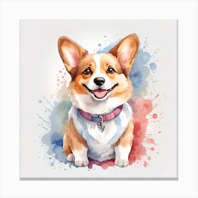 Corgi Dog Canvas Print