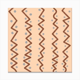 Zigzag Pattern Canvas Print