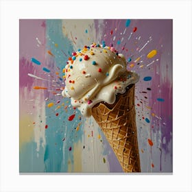 Ice Cream Cone Canvas Print