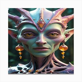 Elven Woman Canvas Print