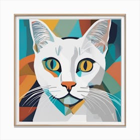 picasso cat Canvas Print