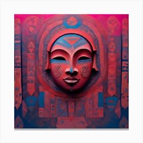 Mask Of The Gods Canvas Print