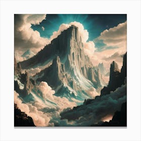 Mountain In The Sky Canvas Print