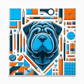 Shar-Pei 9 Canvas Print