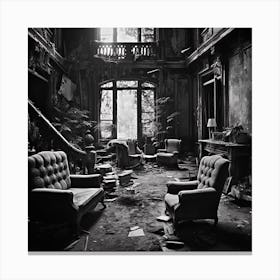 Abandoned House Canvas Print