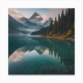 Mountain Lake Canvas Print