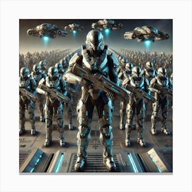 Regular Forces Converted Canvas Print