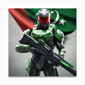 Pakistan Flag Canvas Print