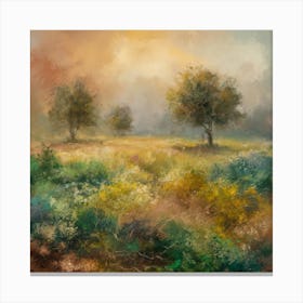 Hazy Harmony Canvas Print