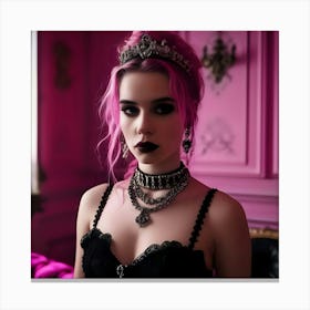 Gothic Beauty 10 Canvas Print