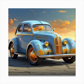 Vintage Car Canvas Print