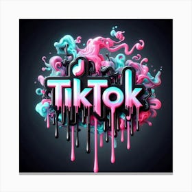 Tiktok Canvas Print