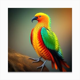 Colorful Parrot 7 Canvas Print