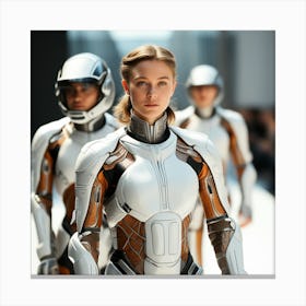 Futuristic Women 16 Canvas Print