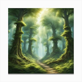 Forest Path 4 Canvas Print