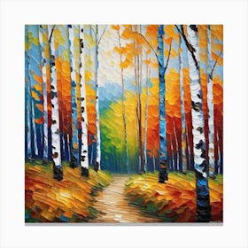 Birch Trees 13 Canvas Print