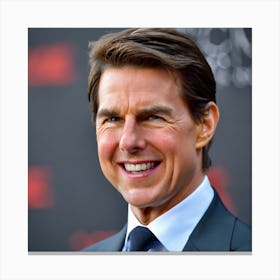 Tom Cruise 4 Canvas Print