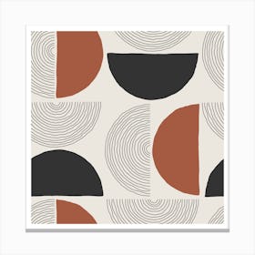 Abstract Circles.Printed wall painting, high-level art. 1 Canvas Print