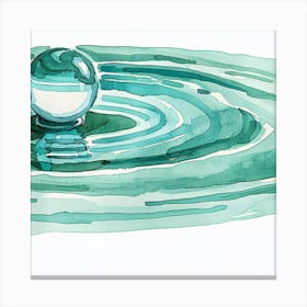 Water Drop Canvas Print