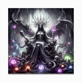 Demon Throne Canvas Print