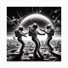 Space Dancers Canvas Print