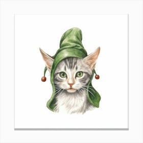 Elf Cat Portrait 1 Canvas Print