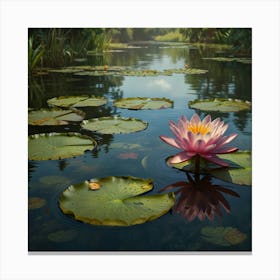 Water Lily 1 Canvas Print