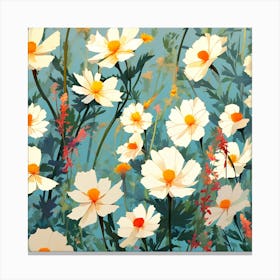 Cosmos Flower Canvas Print