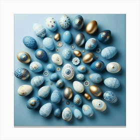 Blue Eggs Canvas Print