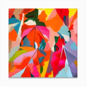 Abstract Leaves 1 Canvas Print