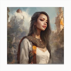 Elven Girl Canvas Print