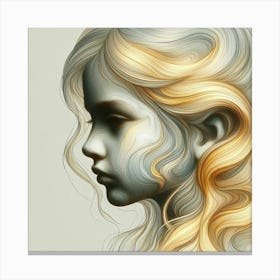 Portrait Of A Girl 23 Canvas Print