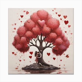 Love Tree Canvas Print